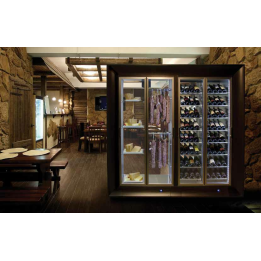 Vitrines réfrigérées pour les vins, les fromages et les salaisons