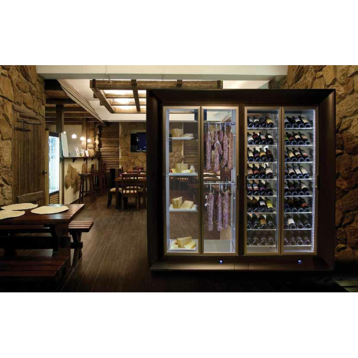 Vitrines réfrigérées pour les vins, les fromages et les salaisons