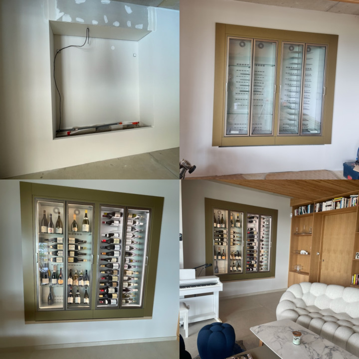 Vitrines pour le vin
