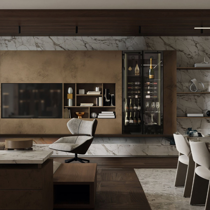 Vitrines pour le vin