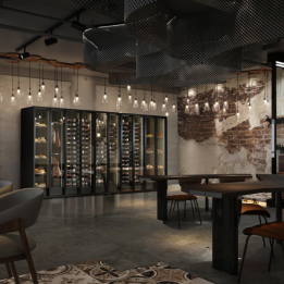 Vitrines pour le vin