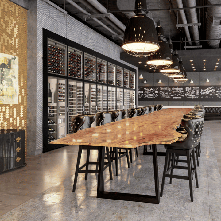Vitrines pour le vin