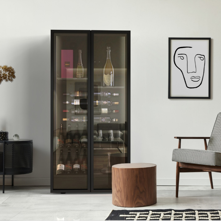 Vitrines pour le vin