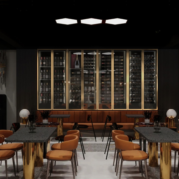 Vitrines pour le vin