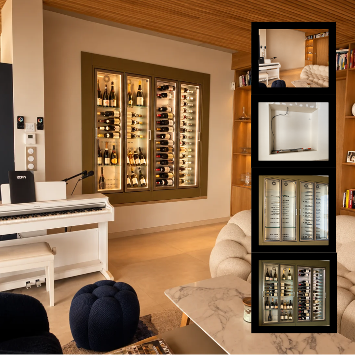 Vitrines pour le vin