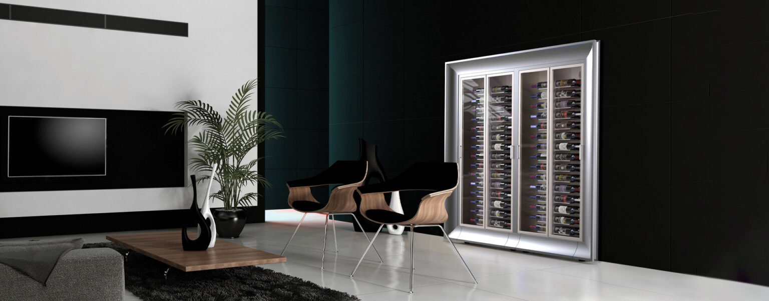 Vitrines pour les vins